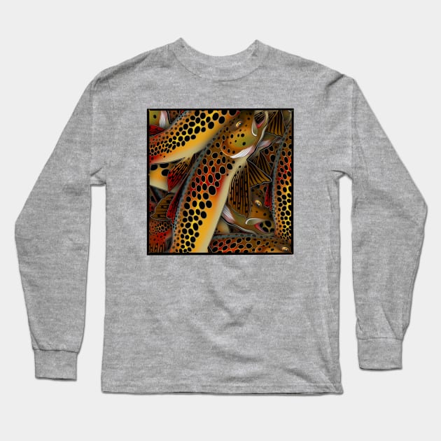 Trouts Long Sleeve T-Shirt by MikaelJenei